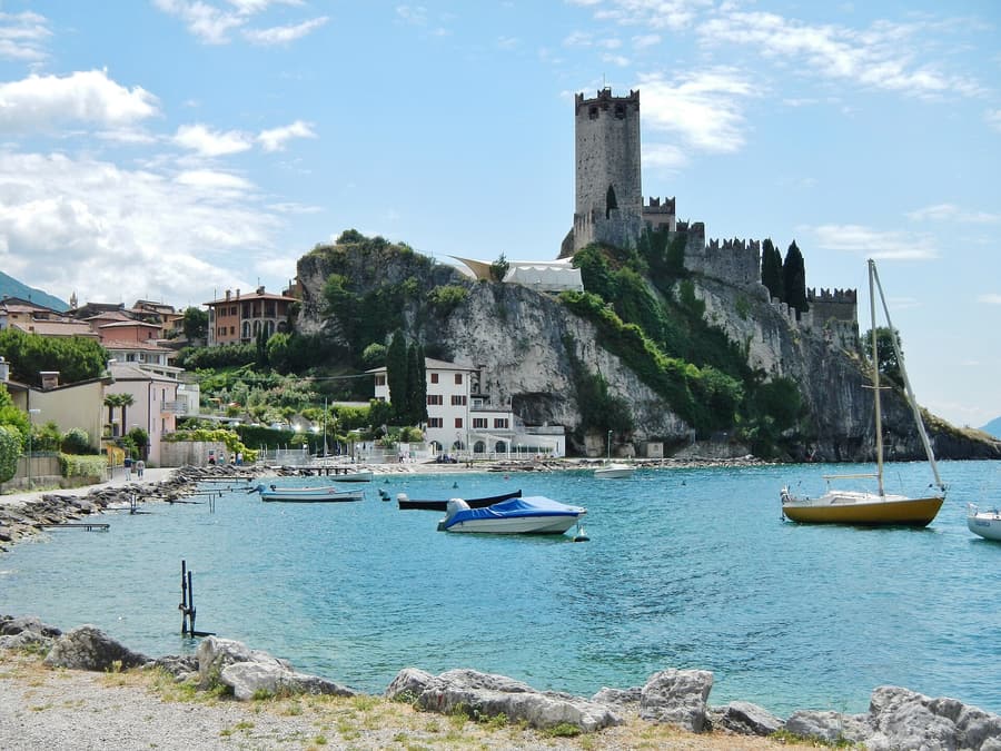 Der Gardasee bei Malcesine